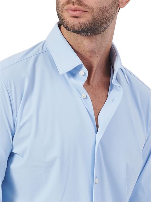 Camicia uomo celeste in poliammide Hugo Boss | 50503554450